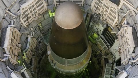 Titan nuclear intercontinental ballistic missile in an Arizona silo (photo credit: Michael Dunning)