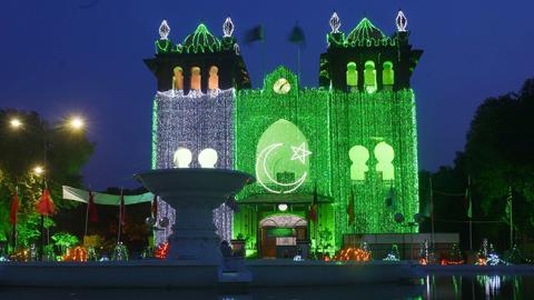 Pakistani Independence Day celebration in Lahore, August 13, 2017 (ARIF ALI/AFP/Getty Images)