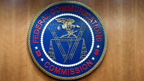 A view of the commission's hearing room before a hearing at the Federal Communications Commission on December 14, 2017 (BRENDAN SMIALOWSKI/AFP/Getty Images)