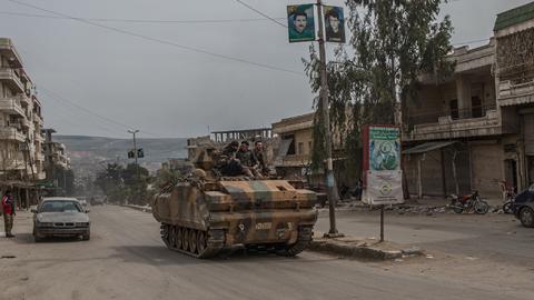 Turkey, Free Syrian Army take complete control of Afrin. 