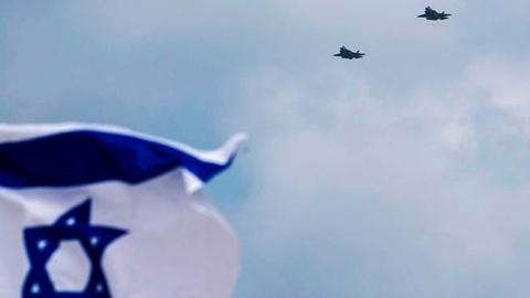 Israel independence celebrations fly over. (Getty Images)