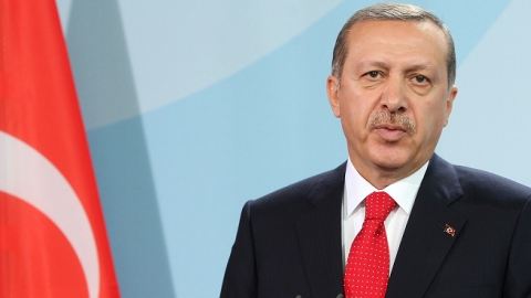 Turkish Prime Minister Recep Tayyip Erdogan speaks during a news conference on October 31, 2012 in Berlin, Germany. (Adam Berry/Getty Images)