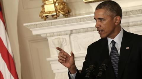 U.S. President Barack Obama at the White House February 23, 2015 in Washington, DC. (Win McNamee/Getty Images)