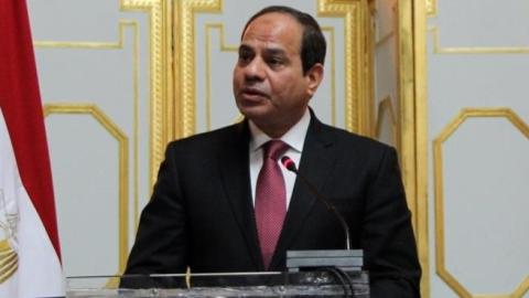 Egyptian President Abdel Fattah el-Sisi at the Ethiopian National Palace in Addis Ababa, Ethiopia on March 24, 2015. (Minasse Wondimu Hailu/Anadolu Agency/Getty Images)