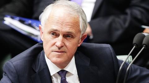 Prime Minister Malcolm Turnbull during House of Representatives question time at Parliament House on September 15, 2015 in Canberra, Australia. (Stefan Postles/Getty Images