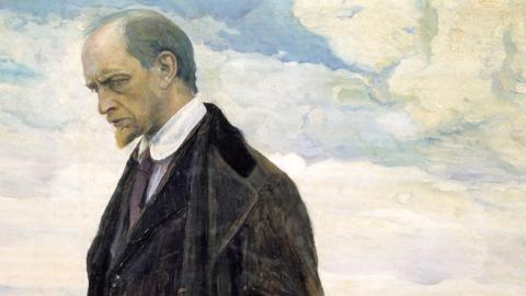Mikhail Nesterov's portrait of Ivan Ilyin, 1921. (Russian Museum, St. Petersburg)