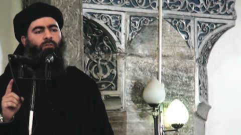 Abu Bakr al Baghdadi, leader of the Islamic State of Iraq and the Levant (ISIL) (Dabiq Magazine)