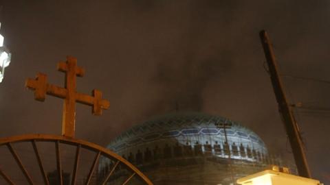 The Coptic church in Amman, Jordan, on February 18, 2015. (Salah Malkawi/Anadolu Agency/Getty Images)