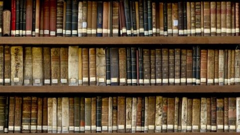 Library of old books Menendez Pelayo in Santander, Spain. (Manuel Alvarez/Getty Images)