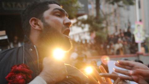 Malik Mumtaz Hussain Qadri shouts, 'We are ready to sacrifice our life for the prestige of the Prophet Mohammad' Islamabad on January 5, 2011 a day after the assassination of the governor of Punjab province Salman Taseer. (AAMIR QURESHI/AFP/Getty Images)