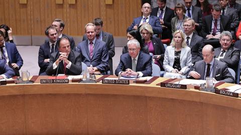 UN Security Council meeting on nonproliferation of weapons of mass destruction, September 21, 2017 (EuropaNewswire/Gado/Getty Images)