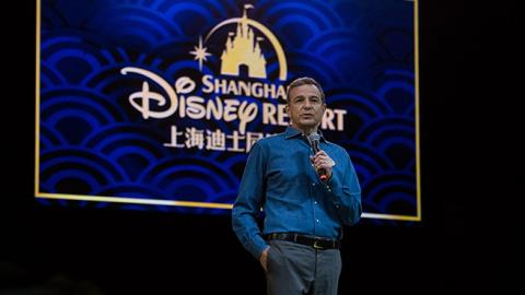 Chairman and CEO of Walt Disney Bob Iger holds a press conference at Shanghai Disney Resort in Shanghai, June 15, 2016 (JOHANNES EISELE/AFP/Getty Images)