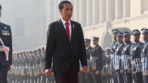 Indonesian President Joko Widodo during a visit to India, December 12, 2016 (Imitiyaz Khan/Anadolu Agency/Getty Images)