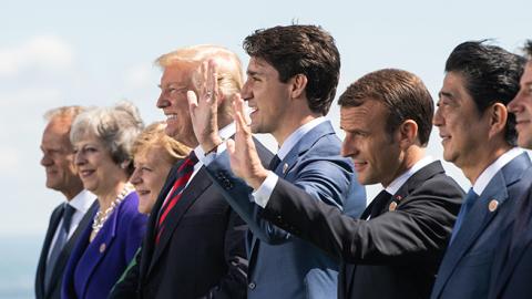 G7 leaders at the recent summit in Canada (China News Service/VCG via Getty Images)