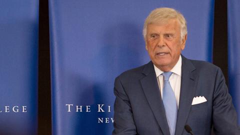 Herb London Delivers a Lecture, “A Defense of Western Civilization,” at The King’s College on March 12, 2018 (Photo Credit: The King's College)