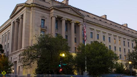 The Robert F. Kennedy Department of Justice building in Washington, D.C. (GETTY IMAGES)