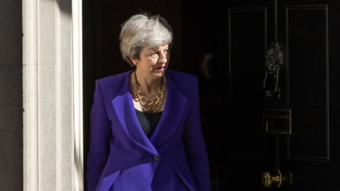 British Prime Minister Theresa May leaves 10 Downing Street on May 2, 2019 in London, England. (Dan Kitwood/Getty Images)