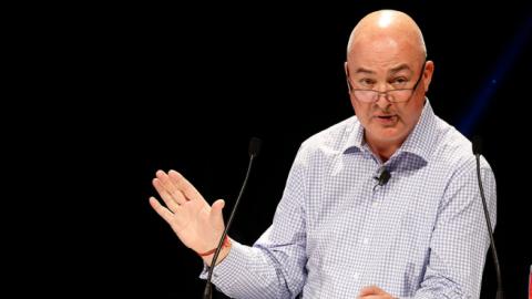 Unilever CEO Alan Jope speak on stage during Unilever session at the Cannes Lions 2019 : (Getty Images)