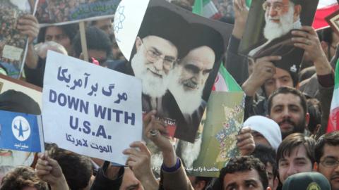 A rally held in Tehran on February 11, 2010 to mark the 31st anniversary of the revolution. (Getty Images)