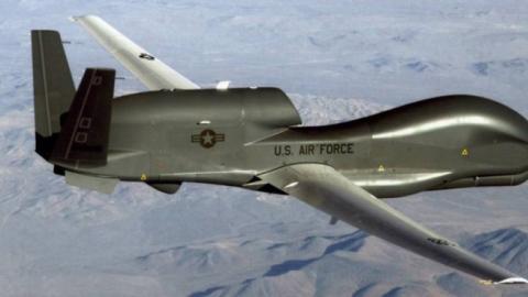 An RQ-4 Global Hawk unmanned aircraft, June 20. (US Air Force)