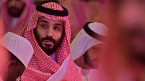 Saudi Crown Prince Mohammed bin Salman arrives at the Future Investment Initiative FII conference in the Saudi capital Riyadh. (GIUSEPPE CACACE/AFP/Getty Images)