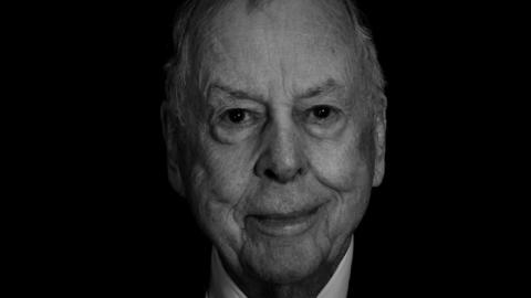 Founder and Chairman of BP Capital T. Boone Pickens poses for a portrait during the 2016 Concordia Summit, September 19, 2016 in New York City. (Getty Images)