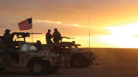 Members of the U.S. Army 5th Special Forces Group (Airborne) in southern Syria, November 22, 2017