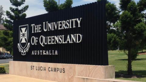 The entrance to the University of Queensland’s St Lucia Campus in Brisbane, Australia.