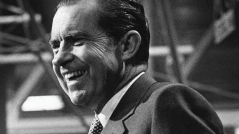 President Nixon in Albuquerque, N.M., 1970