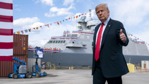 U.S President Trump in Wisconsin, June 2020 (Tia Dufour / White House Press Office)