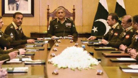 The Pakistani military establishment, headed by Gen. Qamar Javed Bajwa