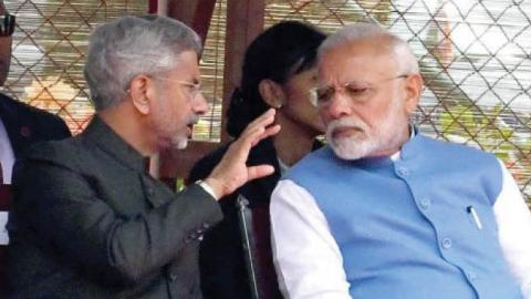 External Affairs Minister S. Jaishankar and Prime Minister Narendra Modi