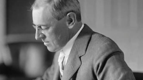 U.S. President Woodrow Wilson