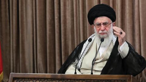 Iranian Supreme Leader Ayatollah (Photo by Iranian Supreme Leader Press Office / Handout/Anadolu Agency via Getty Images)