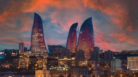 The Flame Towers in Baku, Azerbaijan (Getty Images)