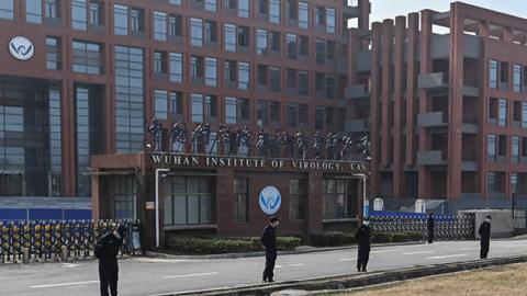 Wuhan Institute of Virology in Wuhan, in China's central Hubei province on February 3, 2021 (Photo by HECTOR RETAMAL/AFP via Getty Images)