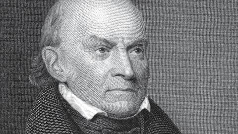 Portrait of John Quincy Adams (1767-1848), sixth president of the United States, who served from 1825 to 1829 (Photo by Hulton Archive/Getty Images)