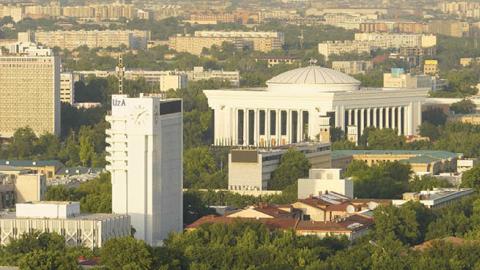 Photo taken on June 4, 2021 shows the city view of Tashkent, Uzbekistan, June 4, 2021. (Photo by Zafar Khalilov/Xinhua via Getty Images)