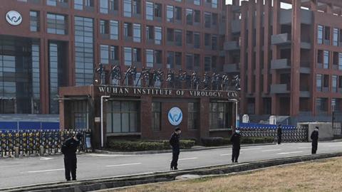 The Wuhan Institute of Virology in Wuhan, in China's central Hubei province, on February 3, 2021 (Getty Images)