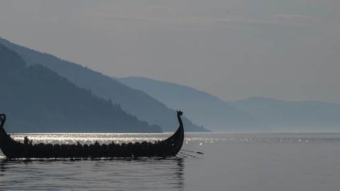 Viking ship in Norway (Unsplash)