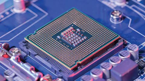 Close up image of a CPU socket and motherboard. (Getty Images)