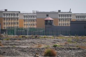 A facility believed to be a re-education camp where mostly Muslim ethnic minorities are detained in China's western Xinjiang region photographed on June 2, 2019. (Greg Baker/AFP via Getty Images) 