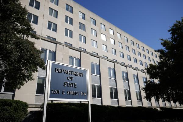 The Harry S. Truman Federal Building is pictured on October 8, 2024, in Washington, DC. (Kevin Dietsch via Getty Images)