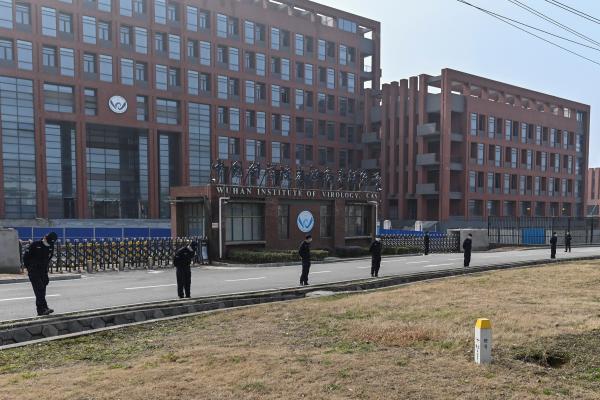 The Wuhan Institute of Virology in Wuhan, China, on February 3, 2021. (Photo by HECTOR RETAMAL/AFP via Getty Images)