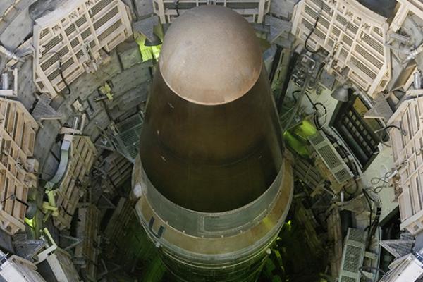Titan nuclear intercontinental ballistic missile in an Arizona silo (photo credit: Michael Dunning)
