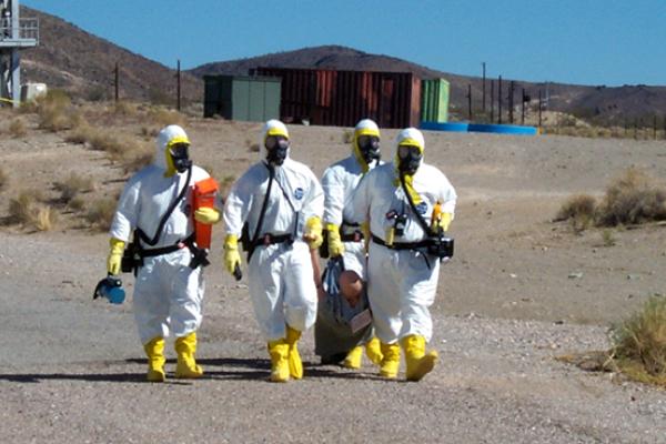 WMD/Counter terrorism training exercise at the Phoenix facility on the Nevada Test Site, September 2, 2012  (National Nuclear Security Administration/Nevada Site Office)