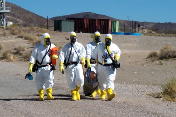 WMD/Counter terrorism training exercise at the Phoenix facility on the Nevada Test Site, September 2, 2012  (National Nuclear Security Administration/Nevada Site Office)