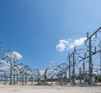 An electric generator is seen at the CenterPoint Energy powerplant on June 09, 2022 in Houston, Texas.
