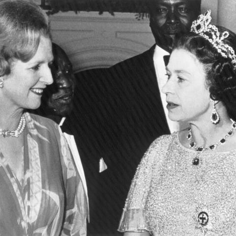 queen elizabeth margaret thatcher
