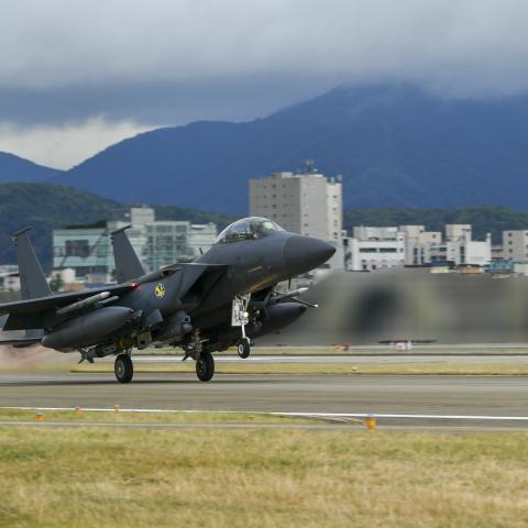  ROK F-15 north korea missile launch